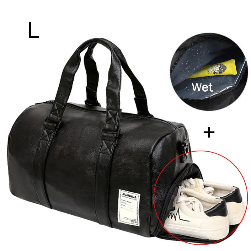 Dry Wet PU Leather Gym Bag – XA170D