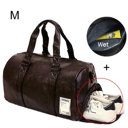 Dry Wet PU Leather Gym Bag – XA170D