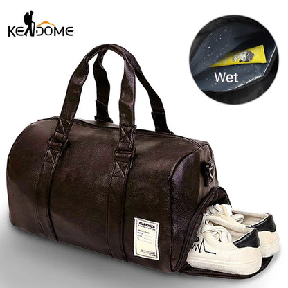 Dry Wet PU Leather Gym Bag – XA170D